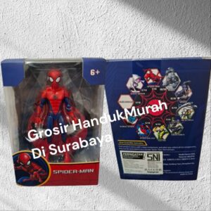 Top Gear ZD Infinite Action Figure S Spiderverse Spiderman 10 CM - Merah / Biru.ORIGINAL & SEGEL