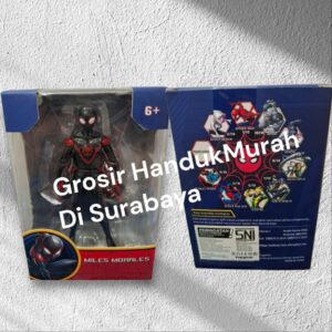 Top Gear ZD Infinite Action Figure S Spiderverse Miles Morales 10 CM - Hitam.ORIGINAL & SEGEL