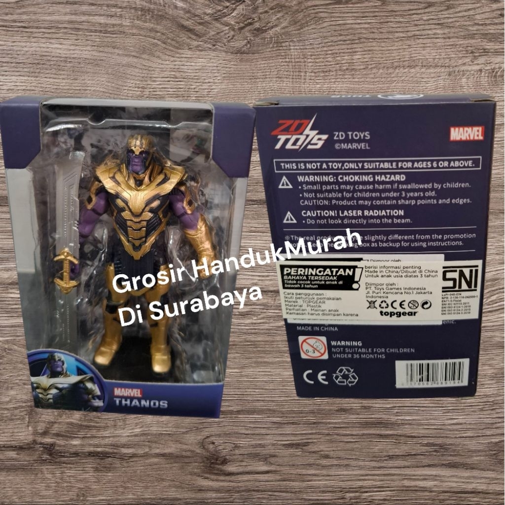 ZD 4 Inci Infinite Action Figure S Thanos.ORIGINAL & SEGEL