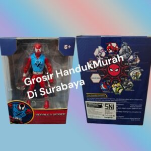 ZD Infinited Action Figure S Spiderverse Scarlet Spider 10CM-Biru.ORIGINAL & SEGEL