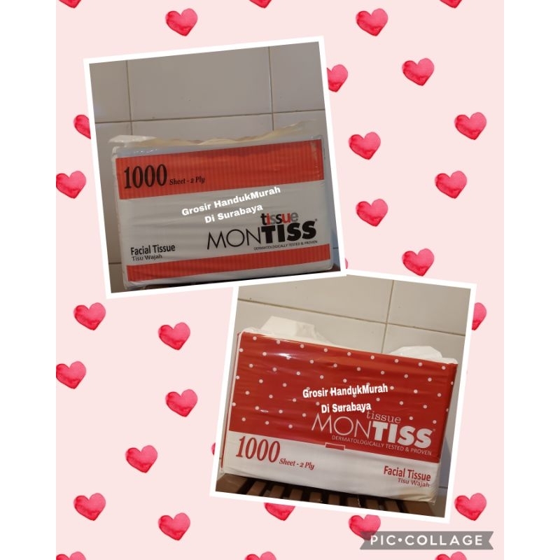 Montiss 1000 sheets 2ply