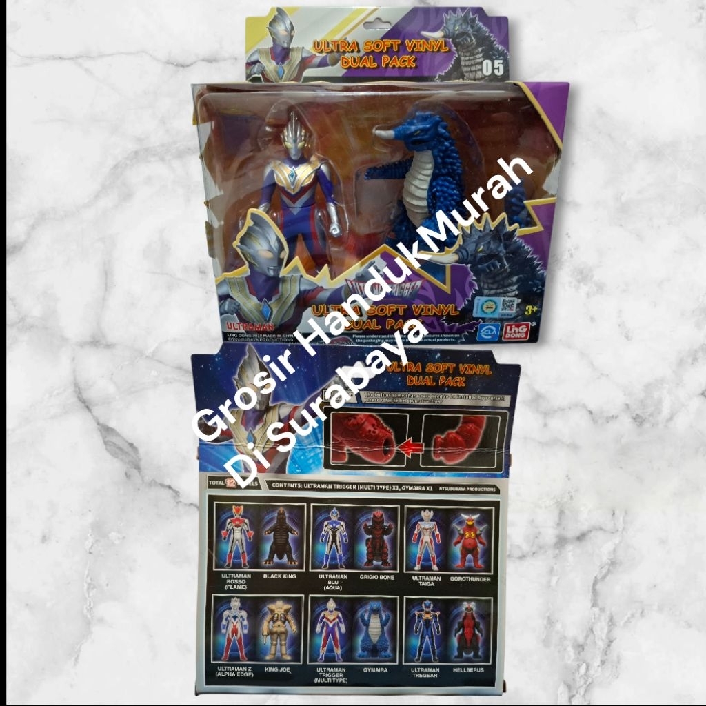 Ultraman Trigger & Gymaira Figure