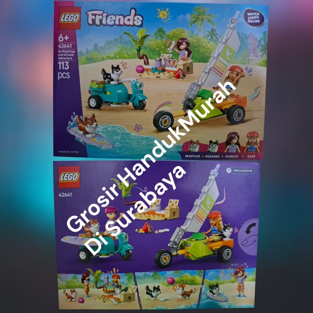Lego surfing dogs Figure