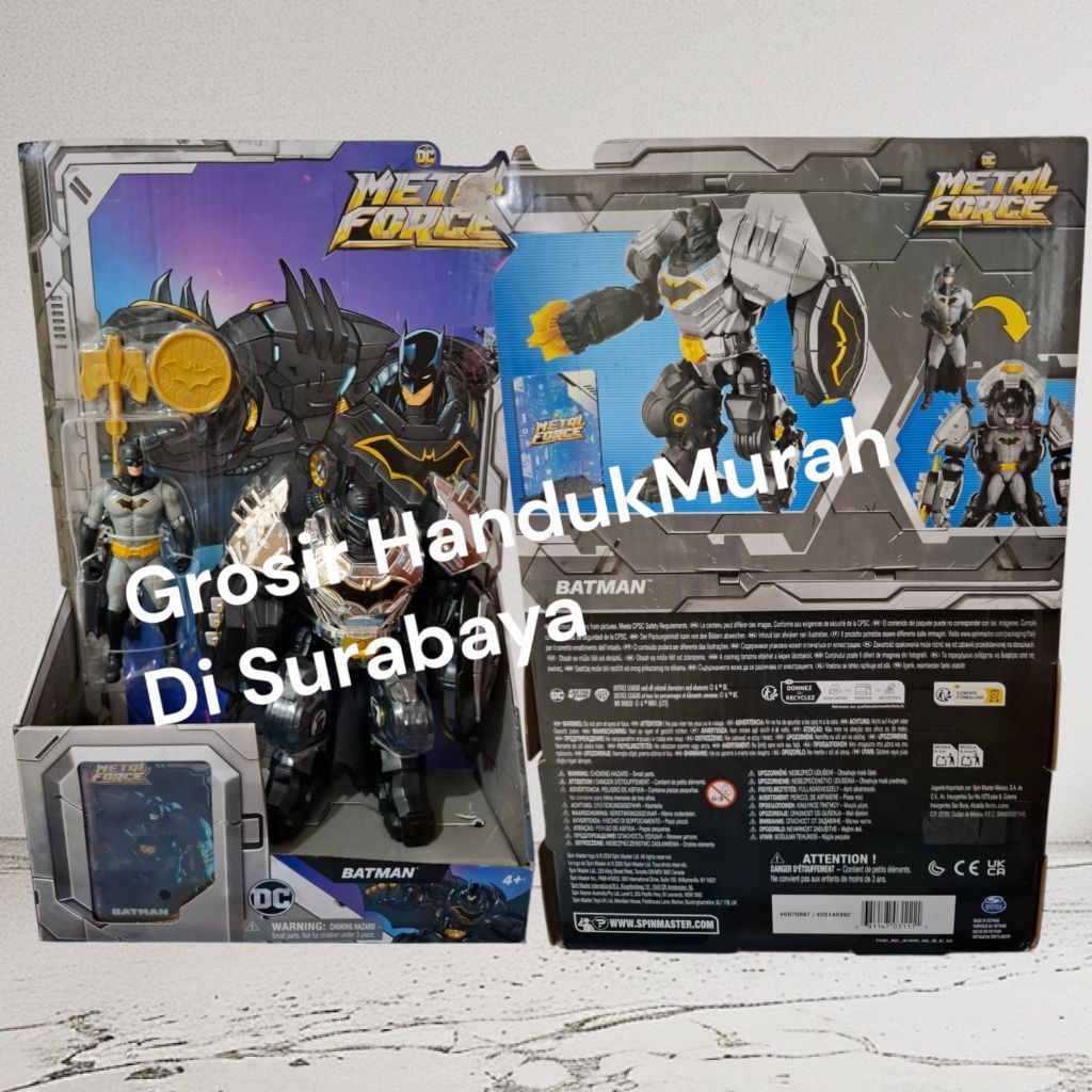 DC Metal Force 6InchAmorAttackBatmanFigure